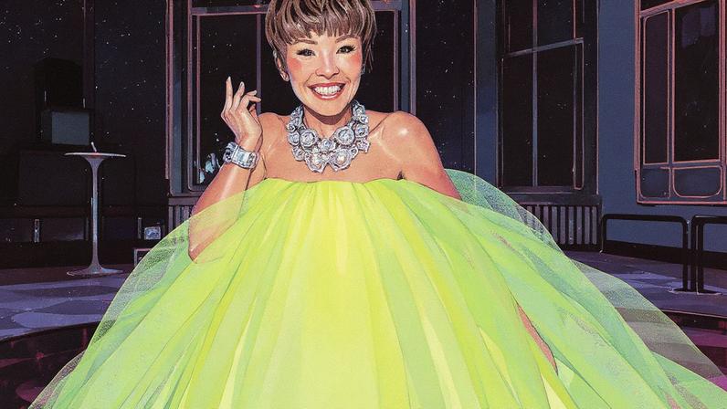 Michelle Yeoh wore a neon yellow Givenchy tulle ballgown by Sarah Burton to the “Wicked: For Good” premiere in New York City on Monday. Getty Images