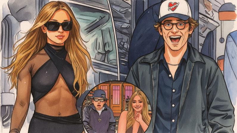 Marcello Hernandez and Tate McRae busted moves on “SNL” in February. SNL