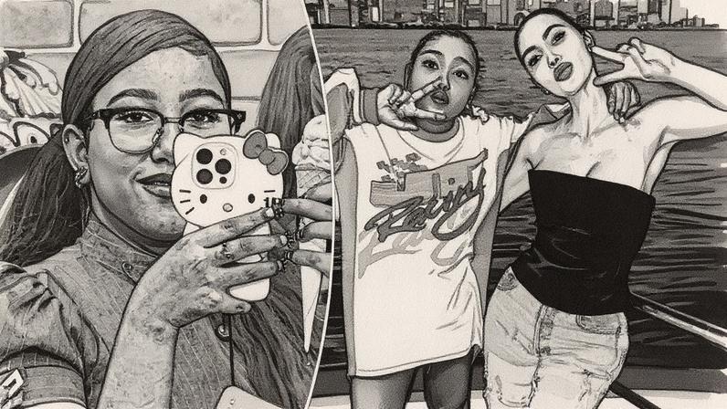 Kim Kardashian and her eldest daughter, North West, dismissed criticism about the pre-teen’s controversial finger piercings.