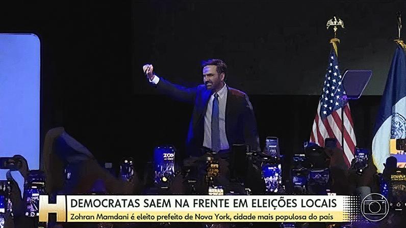 Democrata Zohran Mamdani é eleito prefeito de Nova York