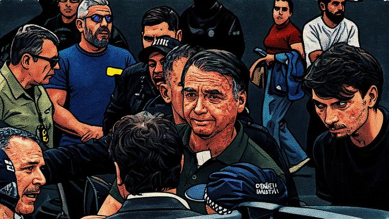 Senadores aliados de Bolsonaro vão à Papuda antes de possível transferência ao regime fechado. (Foto: Fabio Pozzebom / Agência Brasil)