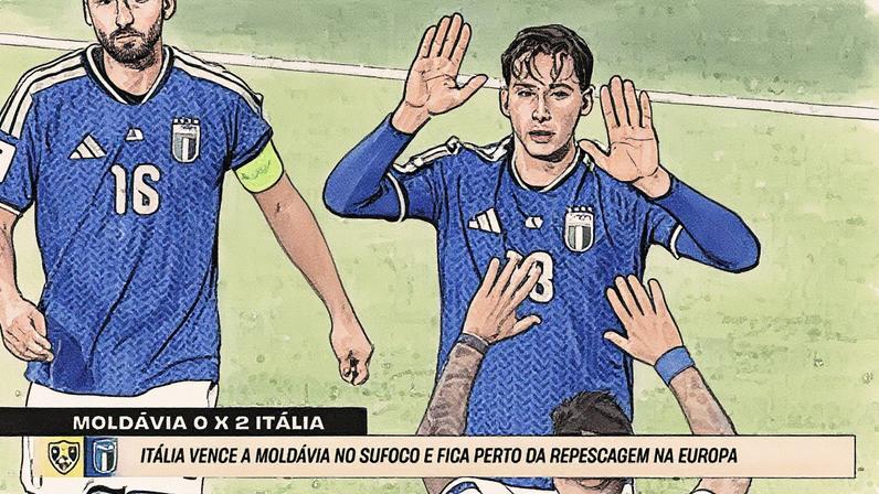 Gennaro Gattuso é o atual técnico da seleção da Itália; repescagem é o cenário provável — Foto: Getty Images