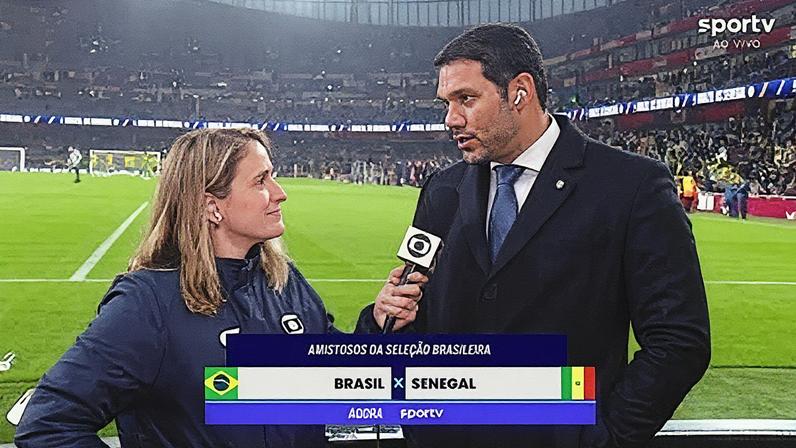 Confira a entrevista de Samir Xaud no pré-jogo de Brasil x Senegal