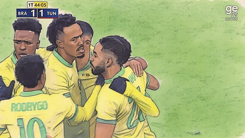 Brasil 1 x 1 Tunísia | Melhores Momentos | Amistoso Internacional | ge tv