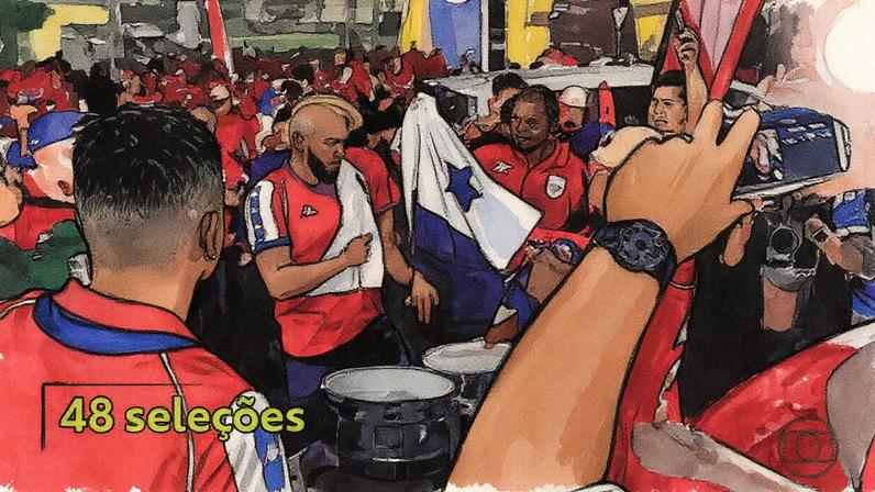 Troféu da Copa do Mundo de 2026 — Foto: Grace Hie Yoon/Anadolu via Getty Images