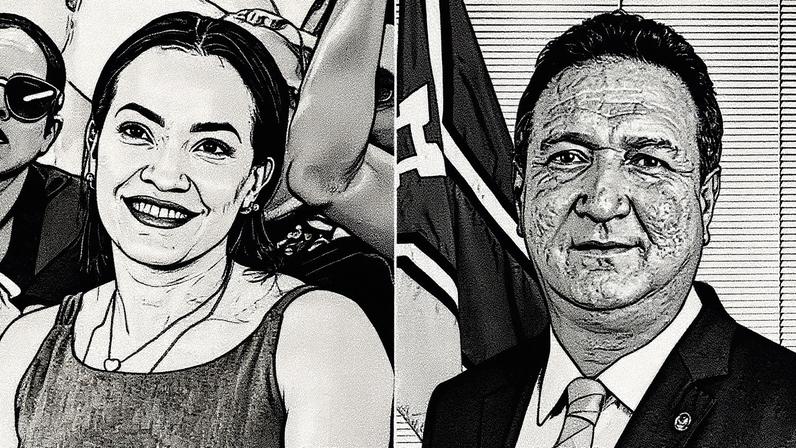 Rayssa Furlan e Lucas Barreto. Fotos: Reprodução