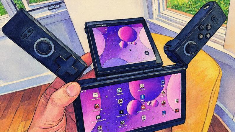 Console portátil que alterna entre modos DS e Switch chega à Amazon por 700 dólares
