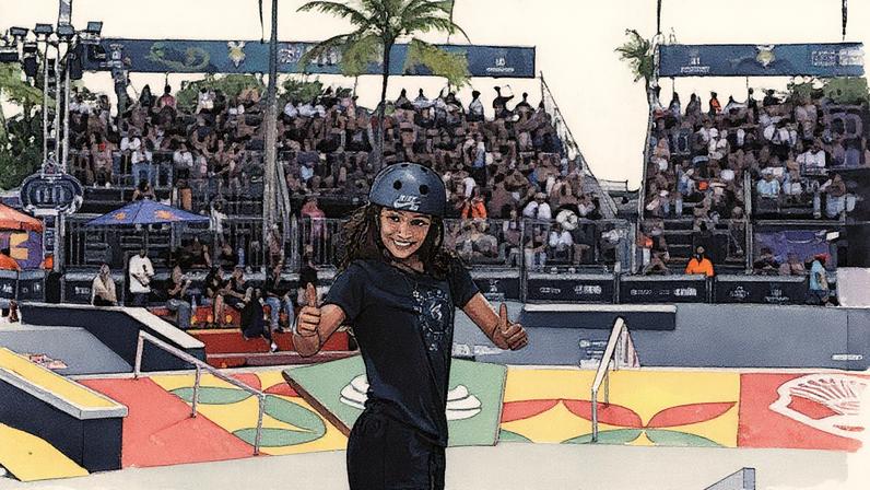 Rayssa Leal busca o quinto título seguido do STU Rio (Foto: RENAN AREIAS/Agencia Enquadrar/Gazeta Press)