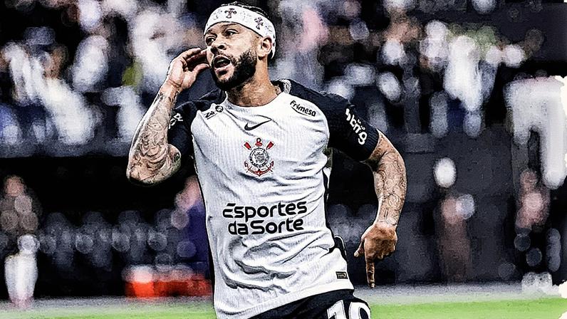 Memphis marcou um golaço para desempatar o jogo (Foto: Everton Okubo/Agência F8/Gazeta Press)