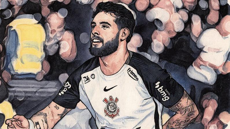 Yuri Alberto marcou dois gols no clássico (Foto: Guilherme Veiga/PxImages/GazetaPress)