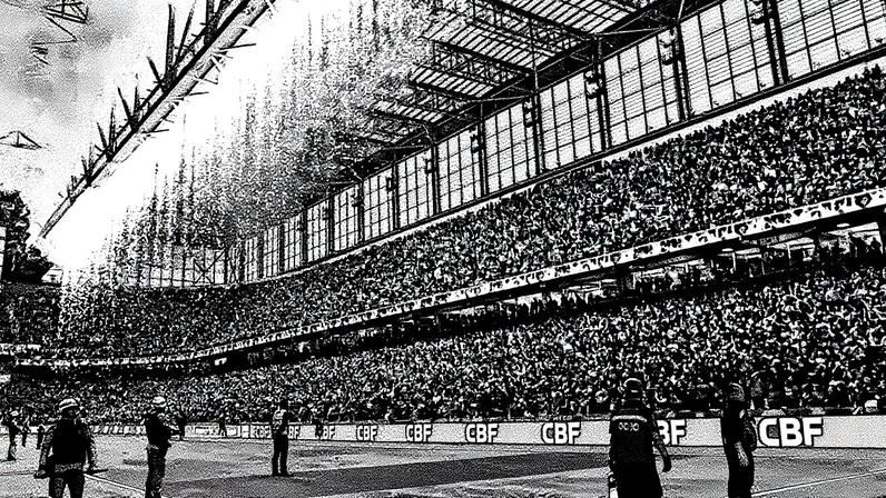 Arena da Baixada, casa do Athletico-PR, será um dos gramados sintéticos utilizados no Brasileirão (Foto: Robson Mafra/Agif/Gazeta Press)