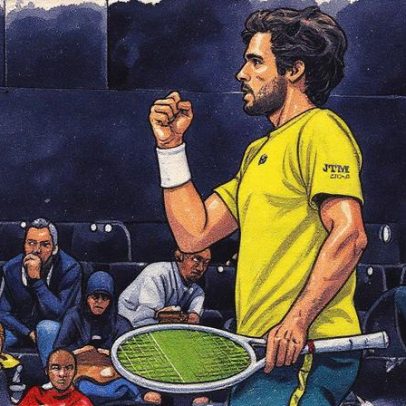 Francisco Cabral vence em Atenas e conquista quinto título em pares