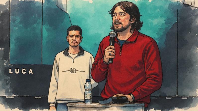 Luca Martini na Conferência Esperança Viva, da MCI. (Foto: Marcos Paulo Correa/Guiame)