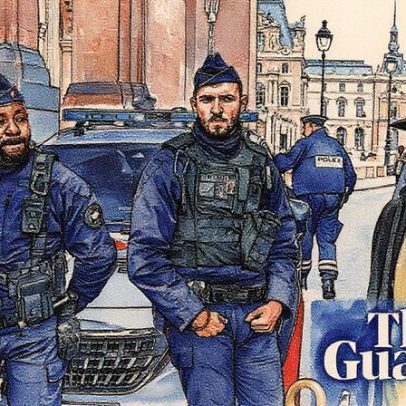 Identificado o jovem francês elegante na foto viral do furto ao Louvre