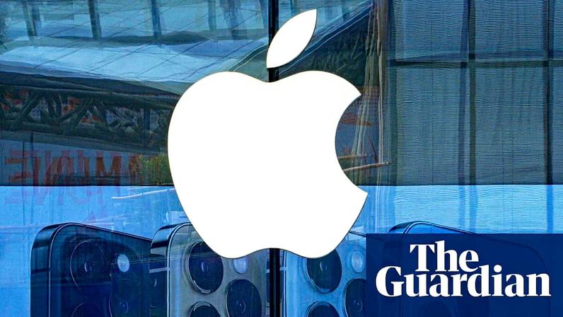 Apple Store in Beijing. Apple said in a statement the removal came after an order from the Cyberspace Administration of China.