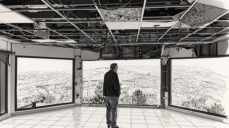 Tensions remain high on the Israel-Lebanon border. Photograph: Jason Burke/The Guardian