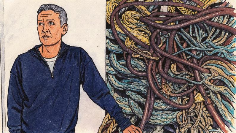 Shrigley collected ten tonnes of rope from across the UK