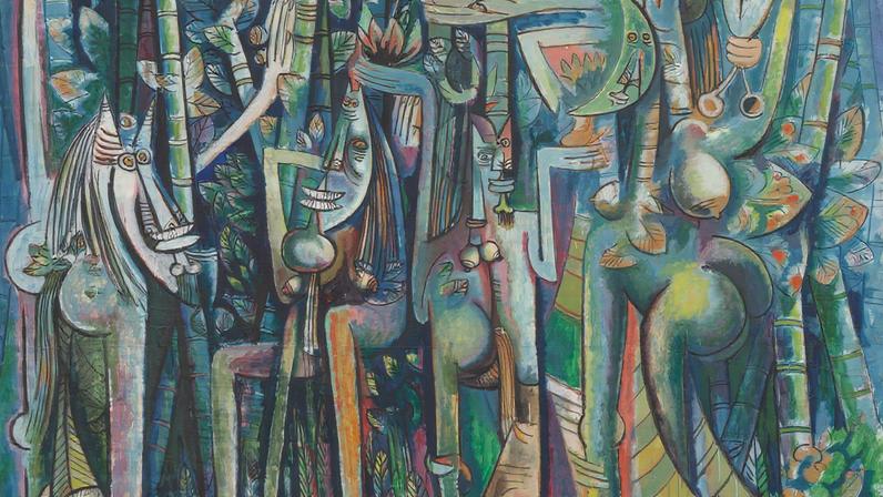 Wifredo Lam. La jungla (The Jungle), 1942-43 — The Museum of Modern Art, New York © Wifredo Lam Estate, Adagp, Paris / ARS, New York 2025