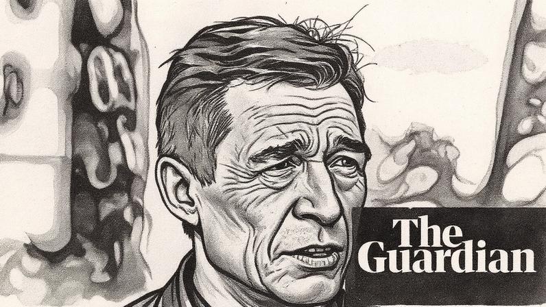 Anders Fogh Rasmussen visiting Irpin in Ukraine in July 2022.