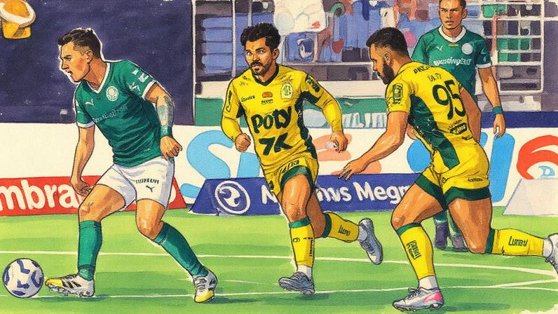 Palmeiras x Mirassol no 1º turno do Campeonato Brasileiro (Foto: Cesar Greco/Palmeiras/by Canon)