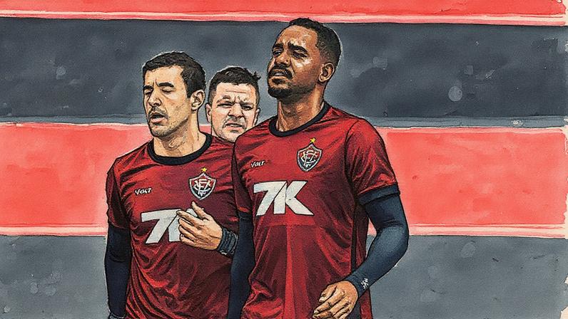 Edu ganha vaga na defesa do Vitória (Foto: Victor Ferreira / EC Vitória)