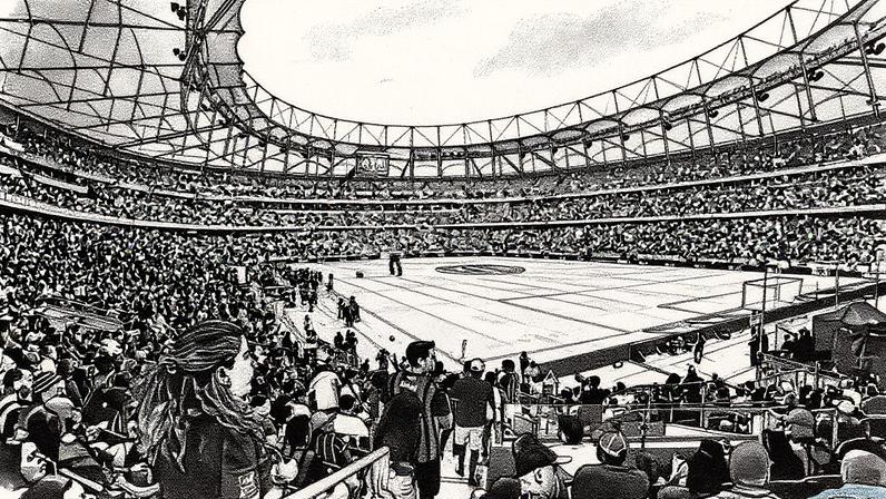 A Arena Fonte Nova viveu sua noite mais avassaladora em 2015, quando o Bahia goleou o Vitória da Conquista por 6 a 0 e ergueu o título estadual diante da torcida. (Foto: Letícia Martins / EC Bahia)