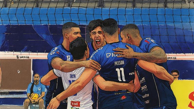 Suzano vence Sesi Bauru pela Superliga Masculina (Foto: Divulgação/ Suzano Vôlei)