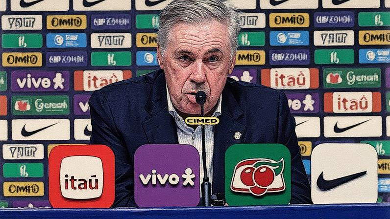 Carlo Ancelotti during the last call-up of the Brazilian National Team. (Photo: Rafael Ribeiro/ CBF)