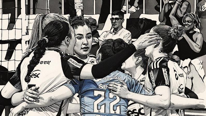 Flamengo vence Tijuca pela Superliga Feminina 25/26 (Foto: Mariana Sá/ Flamengo)