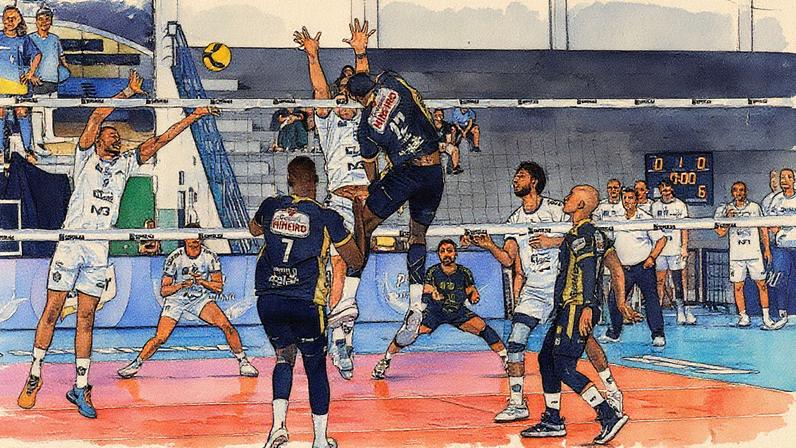 Praia Clube vai ao ataque na vitória sobre o Joinville (Divulgação/Praia Clube Uberlândia)