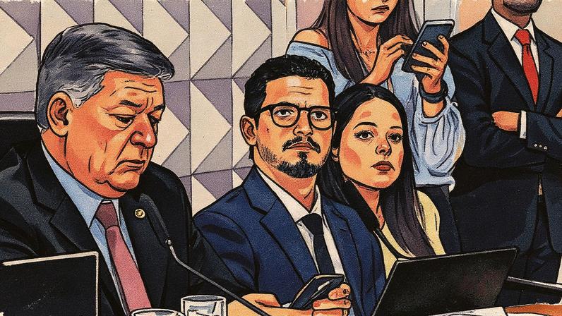 Comissão Parlamentar Mista de Inquérito do INSS realiza oitiva de advogado e filho do ex-diretor de Benefícios do INSS (Foto: Saulo Cruz/Agência Senado)