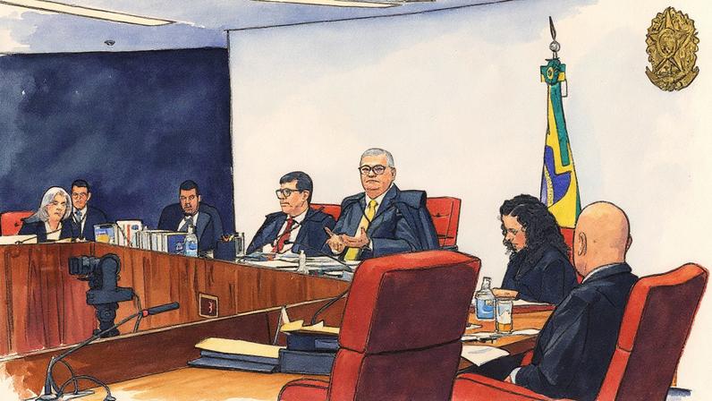 Primeira Turma do Supremo Tribunal Federal. (Foto: Antonio Augusto/STF)