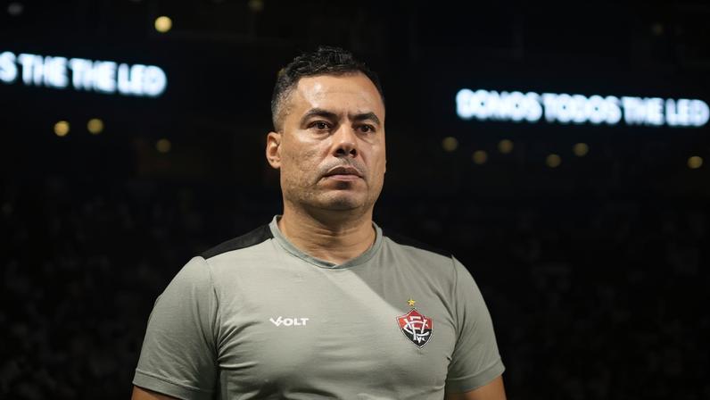 Jair Ventura em Palmeiras x Vitória (Foto: Victor Ferreira / EC Vitória)