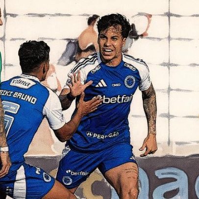 Kaio Jorge faz dois gols e lamenta o empate do Cruzeiro