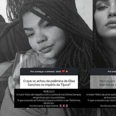 Flora Cruz detona rainha de bateria da Império da Tijuca após dança sem calcinha