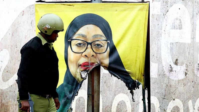 Presidente da Tanzânia toma posse após repressão a protestos com 150 mortos