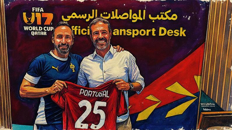 Artur Jorge com Bino Maçães, selecionador nacional de sub-17 - Foto: D. R.