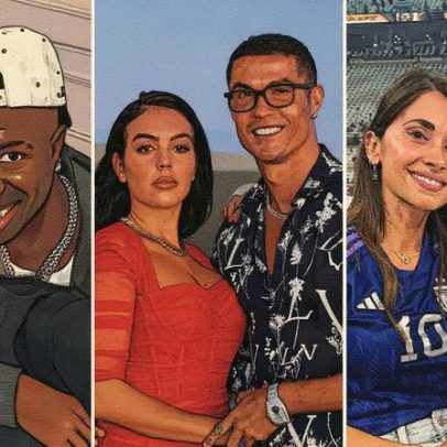 Parcerias de jogadores mais seguidos na web: Virginia, Georgina e Antonella