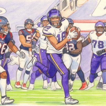 Justin jefferson traça plano para salvar os vikings na liga de futebol americano