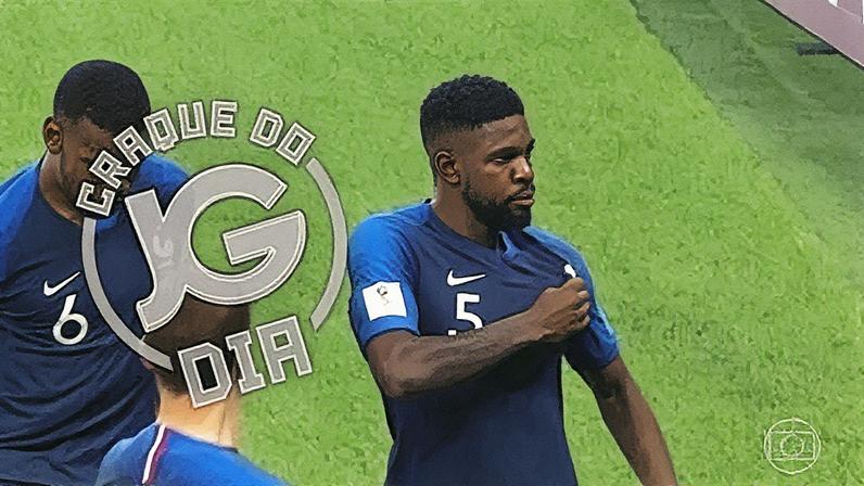 Umtiti entra para o álbum de figurinhas carimbadas do JG