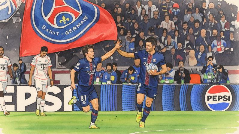 João Neves e Gonçalo Ramos festejam golo no PSG - Foto: IMAGO