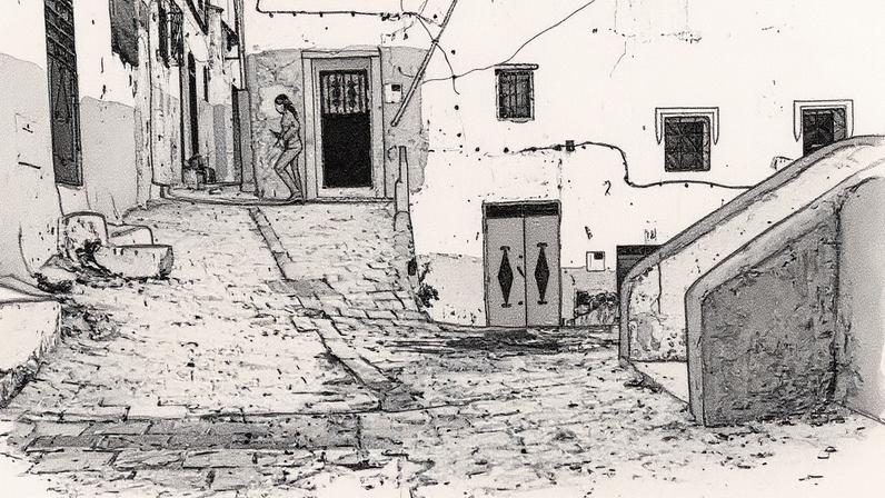 Manifestantes con carteles que exigen igualdad en la manifestación por el Día de la Mujer en Rabat, el 8 de marzo de 2023. Jalal Morchidi (EFE)