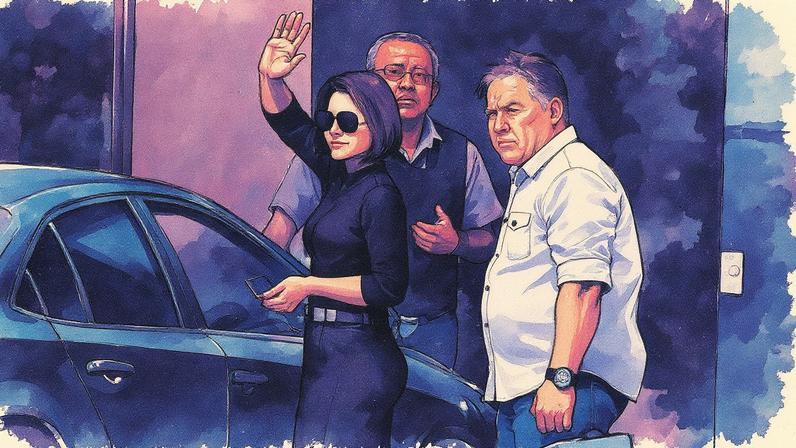 Michelle chega para visitar Bolsonaro: veja imagens da movimentação na PF, em Brasília. (Foto: EFE)