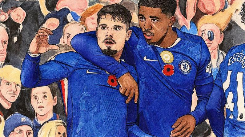 Pedro Neto a celebrar mais um golo pelo Chelsea - Foto: IMAGO