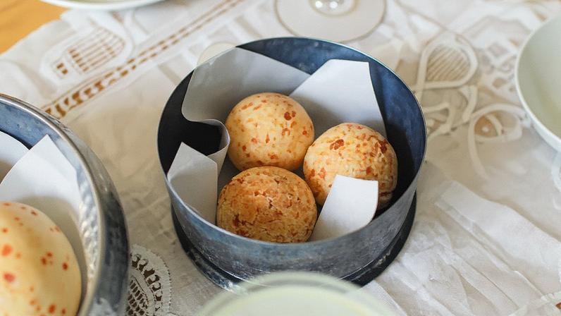 Pão de Queijo do restaurante A Baianeira • Divulgação