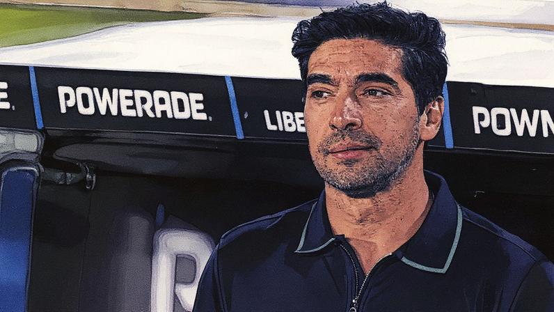 Abel Ferreira, técnico do Palmeiras (Foto: Juan MABROMATA / AFP)