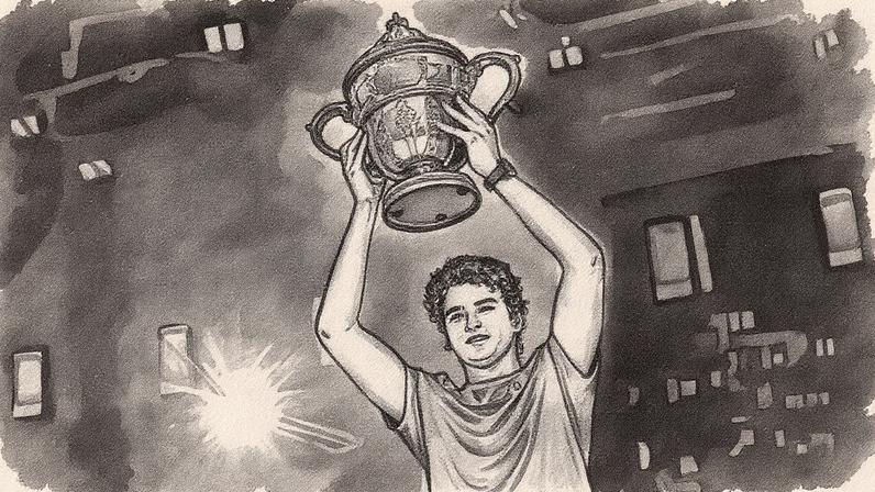 João Fonseca é campeão do ATP 500 da Basileia (Foto Fabrice COFFRINI / AFP)