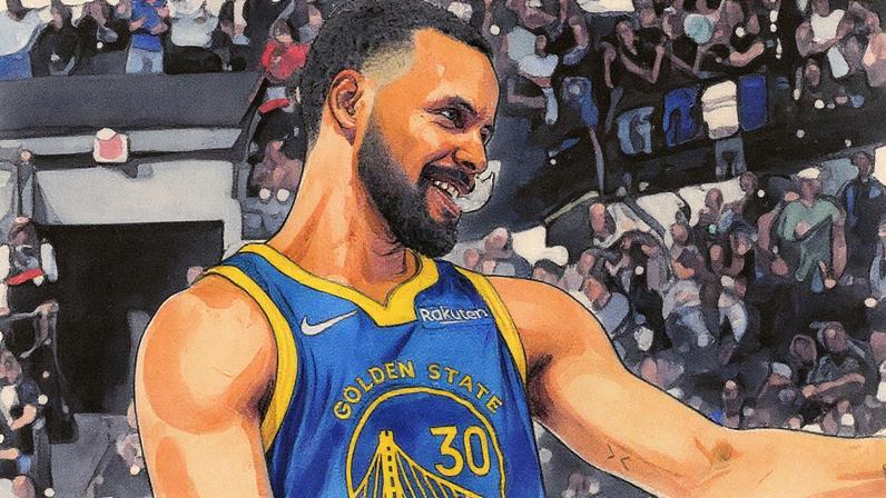 Curry no Golden State Warriors x San Antonio Spurs (Foto: Jesse D. Garrabrant / NBAE / Getty Images / Getty Images via AFP)