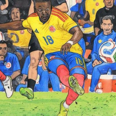 Atacante do Inter assegura vitória da Colômbia