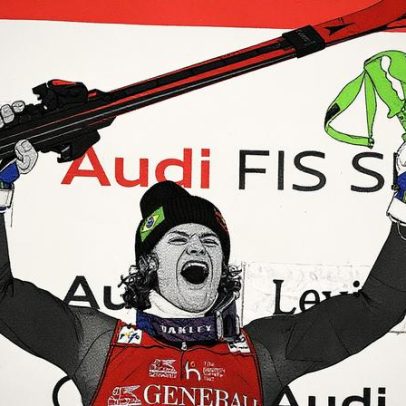 Lucas Pinheiro conquista título brasileiro na Copa do Mundo de Esqui Alpino